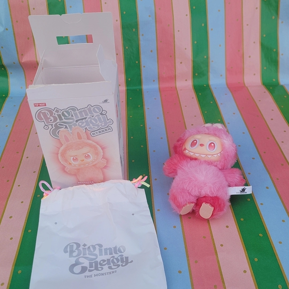 Biginto Energy Pink Plush Toy